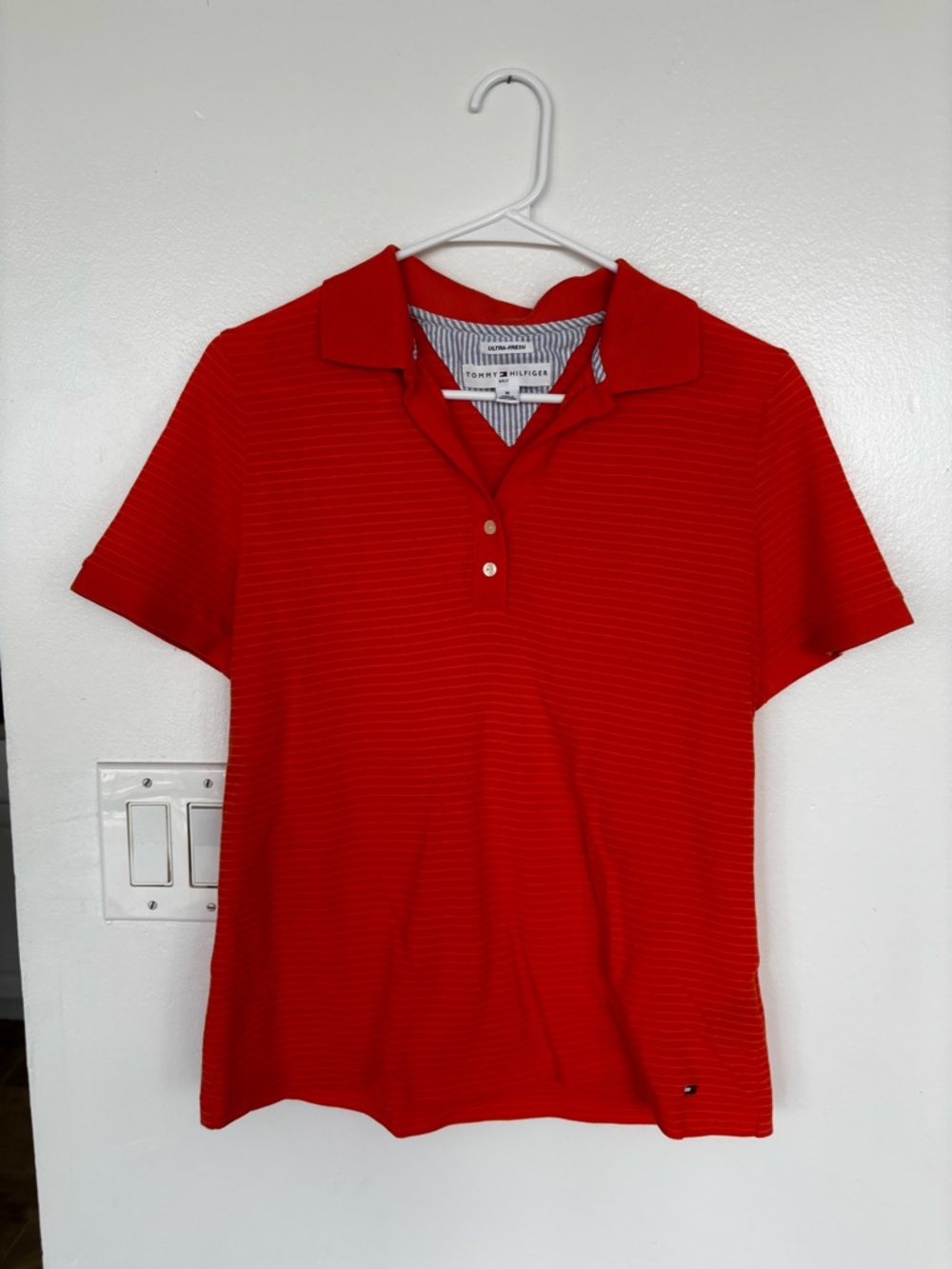 Tommy Hilfiger Women’s Orange Polo Shirt